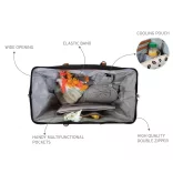 Mommy Bag Táska - Arany/Fekete