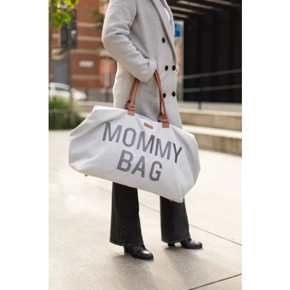 Mommy Bag Táska - Vászon Szürke