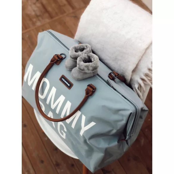 Mommy Bag Táska - Törtfehér/Szürke