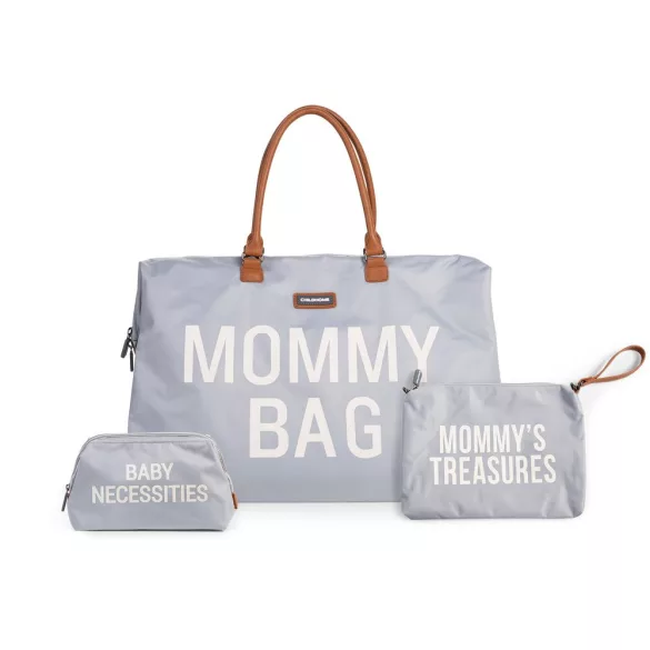 Mommy Bag Táska - Törtfehér/Szürke