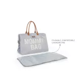 Mommy Bag Táska - Törtfehér/Szürke