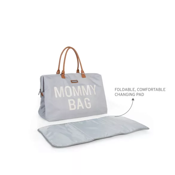 Mommy Bag Táska - Törtfehér/Szürke