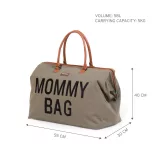 Mommy Bag Táska - Vászon - Khaki