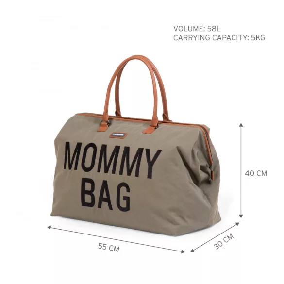 Mommy Bag Táska - Vászon - Khaki