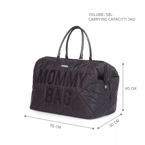 Mommy Bag Táska - Pufi - Fekete