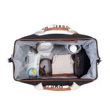 MOMMY BAG ® NURSERY BAG - SIGNATURE - VÁSZON - FEKETE