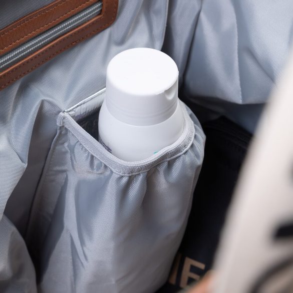 MOMMY BAG ® NURSERY BAG - SIGNATURE - VÁSZON - FEKETE