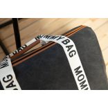 MOMMY BAG ® NURSERY BAG - SIGNATURE - VÁSZON - FEKETE
