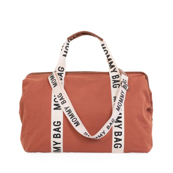 MOMMY BAG ® NURSERY BAG - SIGNATURE - VÁSZON - TERRACOTTA