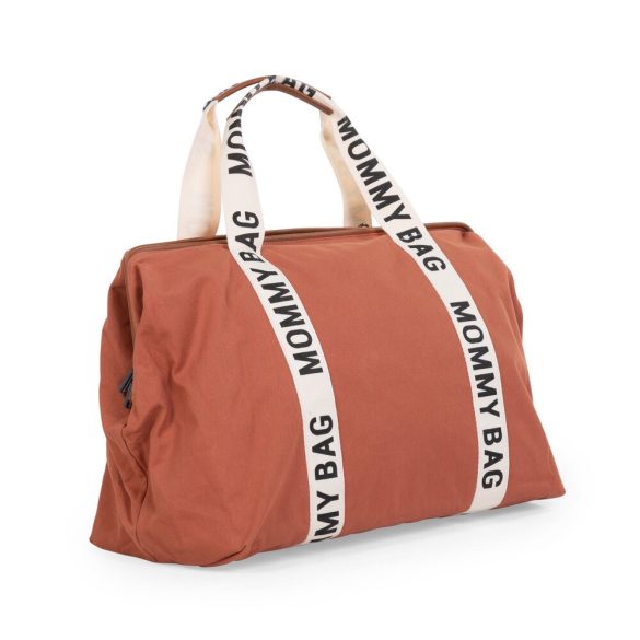 MOMMY BAG ® NURSERY BAG - SIGNATURE - VÁSZON - TERRACOTTA