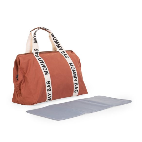 MOMMY BAG ® NURSERY BAG - SIGNATURE - VÁSZON - TERRACOTTA