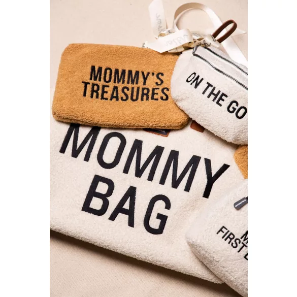 Mommy Bag Táska - Plüss - Fehér