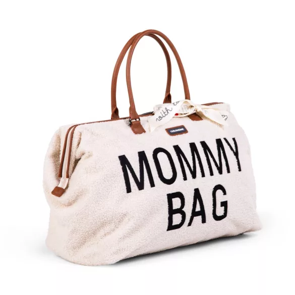 Mommy Bag Táska - Plüss - Fehér