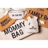 Mommy Bag Táska - Plüss - Fehér