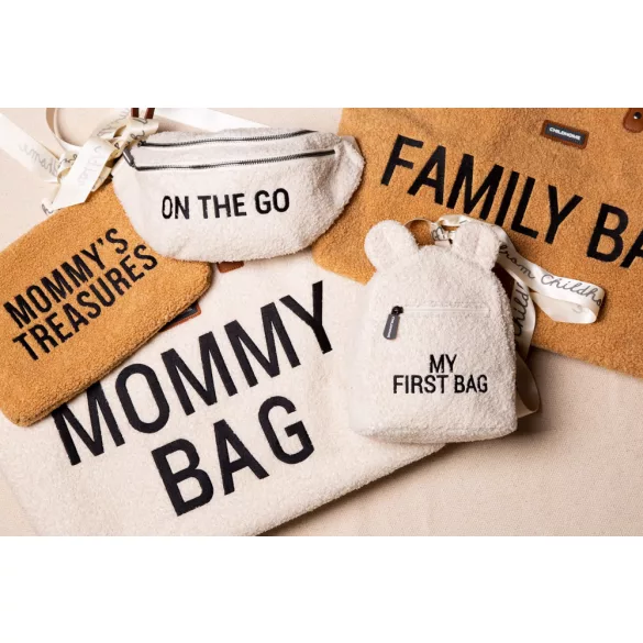 Mommy Bag Táska - Plüss - Fehér