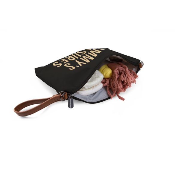 Mommy's Treasures" Retikül - Fekete/Arany