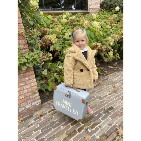 Mini Traveller" Utazótáska - Szürke/Törtfehér