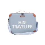Mini Traveller" Utazótáska - Szürke/Törtfehér