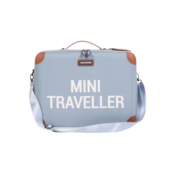 Mini Traveller" Utazótáska - Szürke/Törtfehér