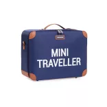 Mini Traveller" Utazótáska - Sötétkék/Fehér