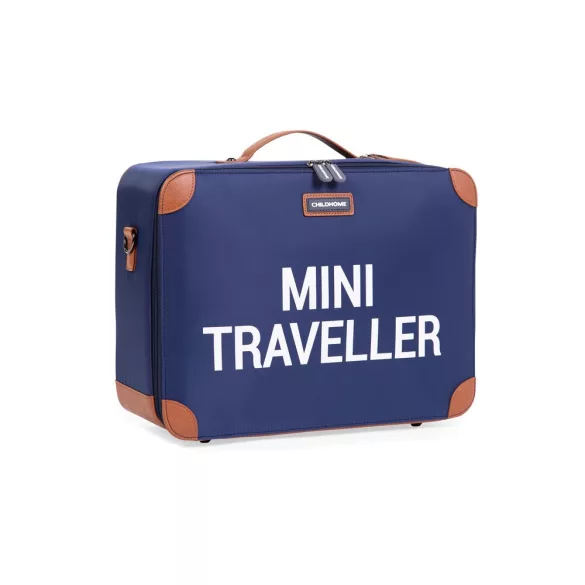 Mini Traveller" Utazótáska - Sötétkék/Fehér