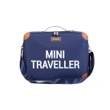 Mini Traveller" Utazótáska - Sötétkék/Fehér