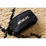 Momlife" Piperetáska - Fekete/Arany