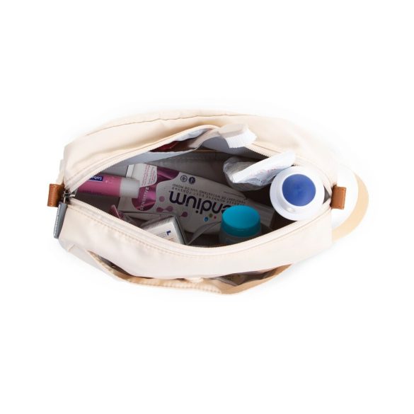 Momlife" Piperetáska - Törtfehér/Fekete