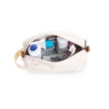 Momlife" Piperetáska - Törtfehér/Fekete