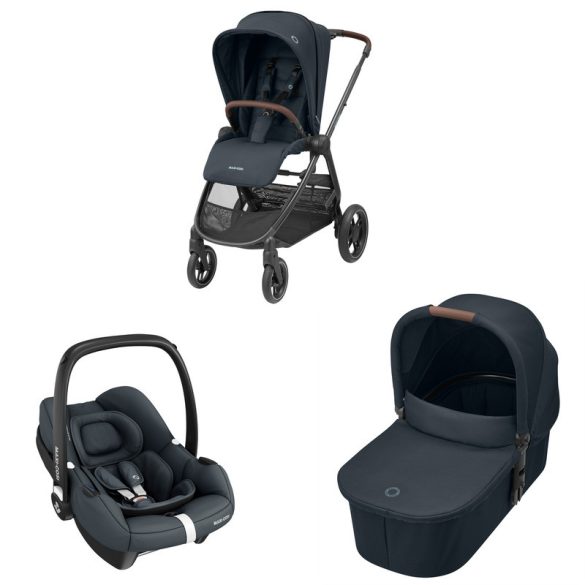 Maxi-Cosi Street + Smart Trio 3in1 multifunkciós babakocsi - Essential Graphite