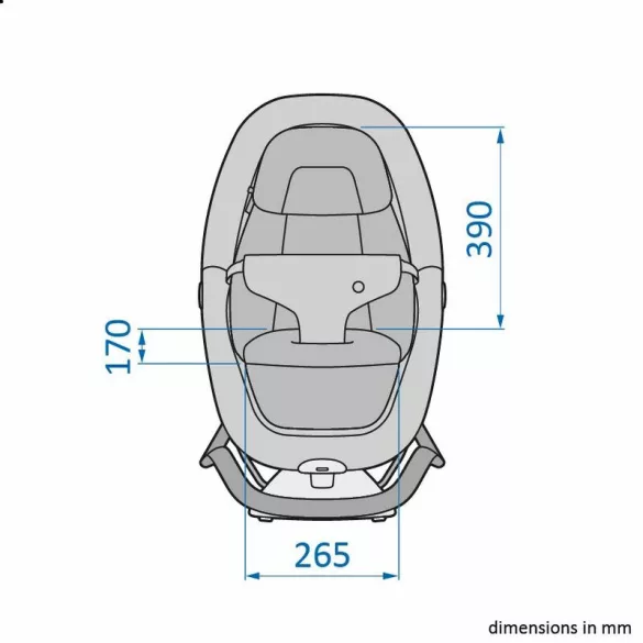 Dove Pro pihenőszék és fotel 15 kg-ig prémium anyagokkal