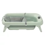 Indigo Plus kád 0-18 kg hőmérővel és újszülött tartóbetéttel összecsukható