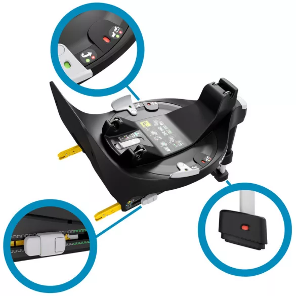 FamilyFix 360 i-Size talp Újszülött kortól  kb. 4 éves korig, 40-105 cm