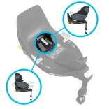 FamilyFix 360 i-Size talp Újszülött kortól  kb. 4 éves korig, 40-105 cm
