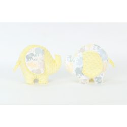   MTT Elefánt plüss játék "S" - Sárga-színes elefántok