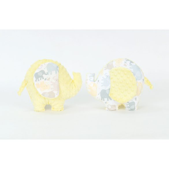 MTT Elefánt plüss játék "S" - Sárga-színes elefántok
