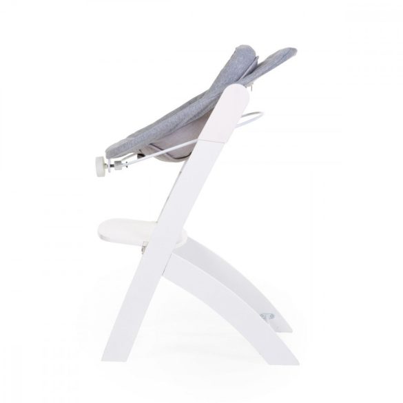 CHILDHOME Evosit újszülött szék fehér váz - szürke huzat