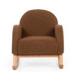 CHILDHOME Gyermek Hintaszék - Plüss - Barna