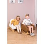 CHILDHOME Gyermek Hintaszék - Plüss - Barna