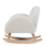 CHILDHOME Gyermek Hintaszék - Plüss - Törtfehér