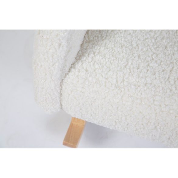 CHILDHOME Gyermek Hintaszék - Plüss - Törtfehér