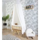 CHILDHOME Gyermek Hintaszék - Plüss - Törtfehér