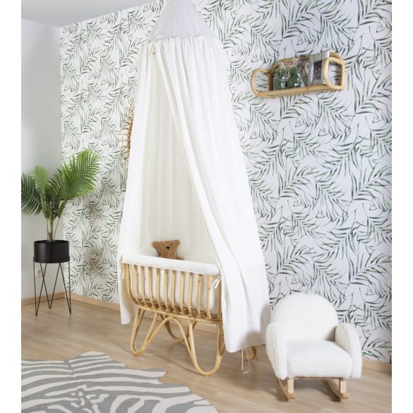 CHILDHOME Gyermek Hintaszék - Plüss - Törtfehér