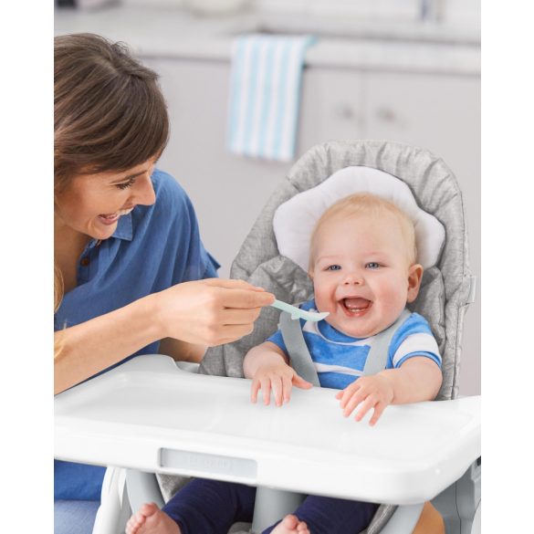 Skip Hop Easy-Feed Soft Kanál 2db Szürke/kék