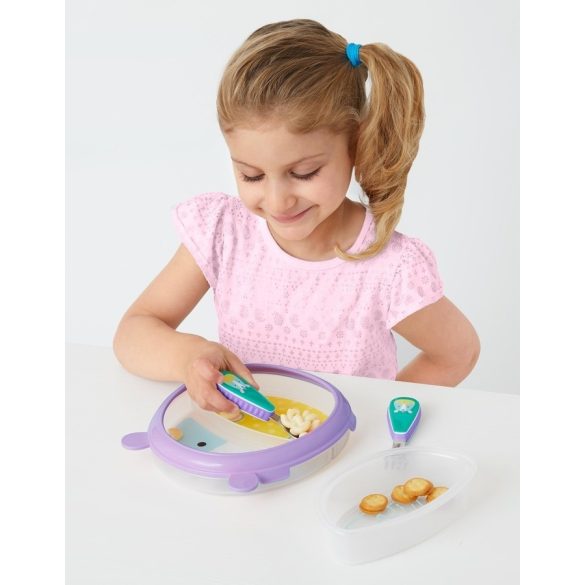 Skip Hop Zoo csúszásgátlós tányér szett Unikornis