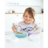 Skip Hop csúszásgátlós tányér mély 3db-os Unikornis