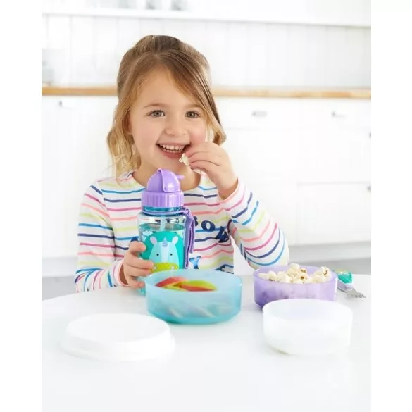 Skip Hop csúszásgátlós tányér mély 3db-os Unikornis