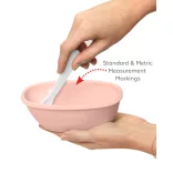 Skip Hop utazó tálka kanállal rózsaszín