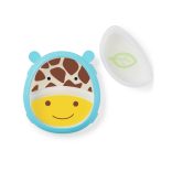 Skip Hop Zoo csúszásgátlós tányér szett Zsiráf