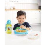 Skip Hop Zoo csúszásgátlós tányér szett Zsiráf